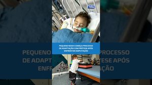 Pequeno Noah inicia nova fase com uso de próteses #BalançoGeralAL