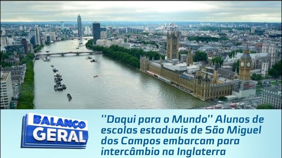 Alunos de escolas estaduais de São Miguel dos Campos embarcam para intercâmbio na Inglaterra