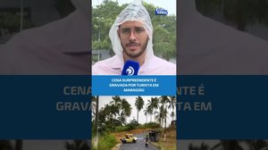 😱Acidente inusitado com motociclista chama atenção em Maragogi; veja como aconteceu#BalançoGeralAL