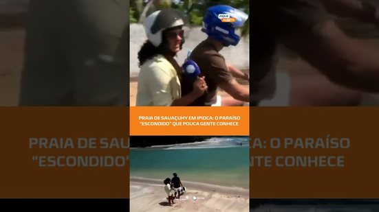 Praia de Sauaçuhy: mar cristalino e calmaria em Ipioca, Maceió 🌊✨#FiqueAlerta