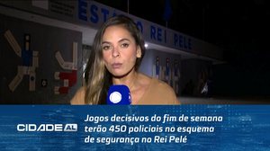 Jogos decisivos do fim de semana terão 450 policiais no esquema de segurança no Rei Pelé