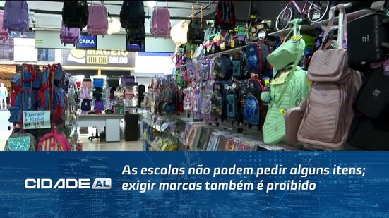 As escolas não podem pedir alguns itens; exigir marcas também é proibido