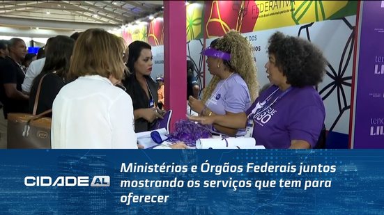 Ministérios e Órgãos Federais juntos mostrando os serviços que tem para oferecer