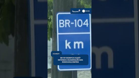🚗Placas de rodovias: descubra o significado das letras e números #CidadeAL