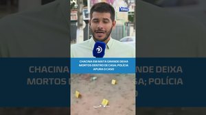 Chacina dentro de casa choca moradores de Mata Grande #BalançoGeralAL