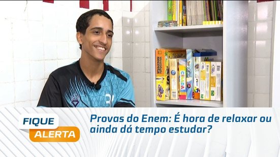 Provas do Enem: É hora de relaxar ou ainda dá tempo estudar?