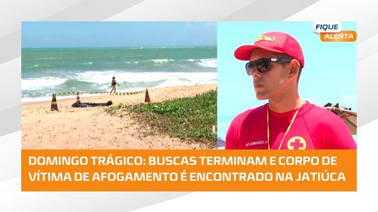 Corpo de mais uma vítima de afogamento ocorrido no domingo é encontrado na Jatiúca