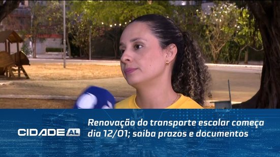 Renovação do transporte escolar começa dia 12/01; saiba prazos e documentos