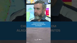 Alerta do tempo: saiba quais regiões exigem mais atenção com as chuvas #BalançoGeralAL
