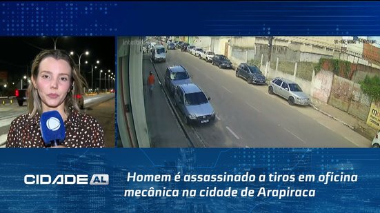 Homem é assassinado a tiros em oficina mecânica na cidade de Arapiraca