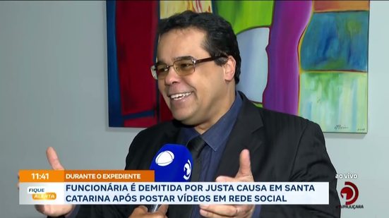 Funcionária é demitida por justa causa em Santa Catarina após postar vídeos em rede social