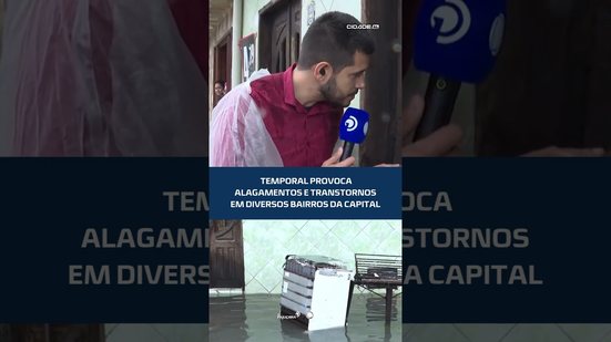 🌊 Chuva intensa deixa ruas alagadas e causa prejuízos à população #CidadeAL