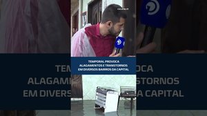 🌊 Chuva intensa deixa ruas alagadas e causa prejuízos à população #CidadeAL