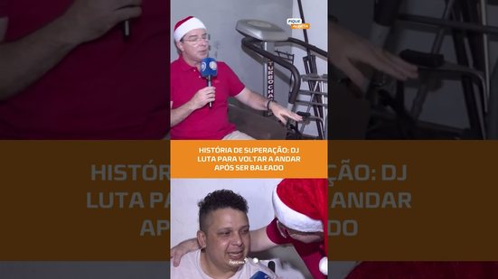 Exemplo de resiliência: DJ baleado em assalto luta para voltar a andar #FiqueAlerta