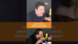 👀 DESFECHO INESPERADO: 3 minutos, uma coxinha gigante e muito perrengue no #FiqueAlerta 🍗😂