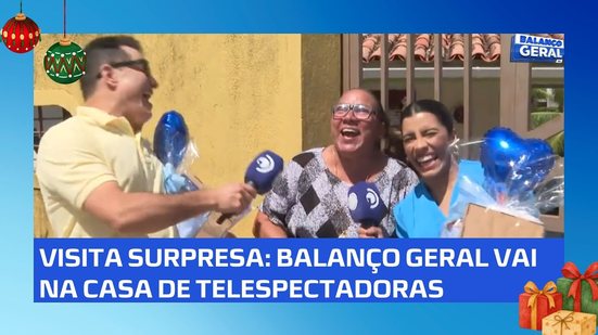 SURPRESA DE NATAL: Douglas e Maísa visitam telespectadora! | BG Especial de Natal (Parte 2)