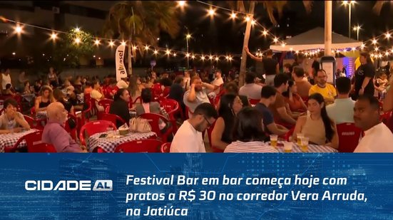 Festival Bar em bar começa hoje com pratos a R$ 30 no corredor Vera Arruda, na Jatiúca