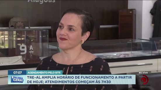 TRE-AL amplia horário e funcionamento a partir de hoje; atendimentos começam às 7h30