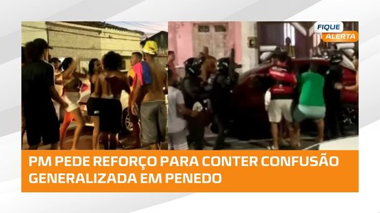Confusão generalizada é registrada em Penedo após acidente de trânsito
