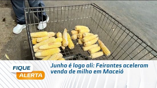 Junho é logo ali: Feirantes aceleram venda de milho em Maceió