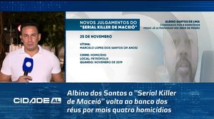 Albino dos Santos o ''Serial Killer de Maceió'' volta ao banco dos réus por mais quatro homicídios