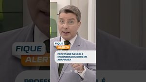 Investigação da morte de professor da UFAL e comércio ilegal de medicamentos  #FiqueAlerta