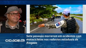 Sete pessoas morreram em acidentes com motocicletas nas rodovias estaduais de Alagoas