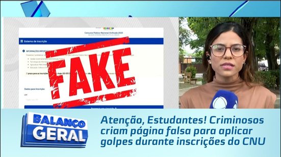 Atenção, Estudantes! Criminosos criam página falsa para aplicar golpes durante inscrições do CNU