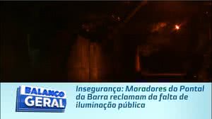 Insegurança: Moradores do Pontal da Barra reclamam da falta de iluminação pública