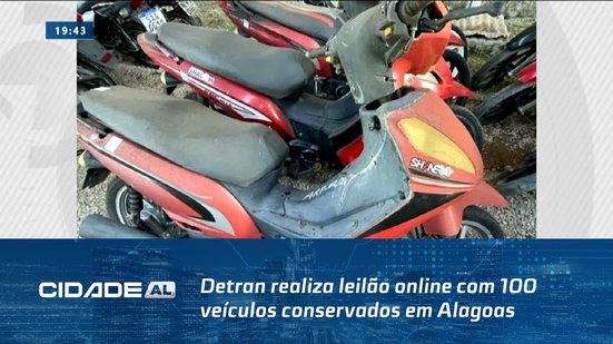 Detran realiza leilão online com 100 veículos conservados em Alagoas