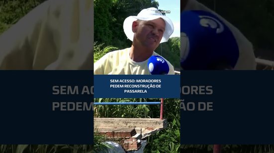 CHÃ DA JAQUEIRA: queda de passarela afeta rotina da comunidade #CidadeAL