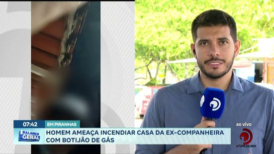 Em Piranhas: Homem ameaça incendiar casa da ex-companheira com botijão de gás