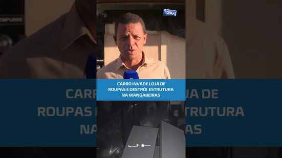 Prejuízo: loja fica destruída após carro atravessar fachada na Mangabeiras #BalançoGeralAL