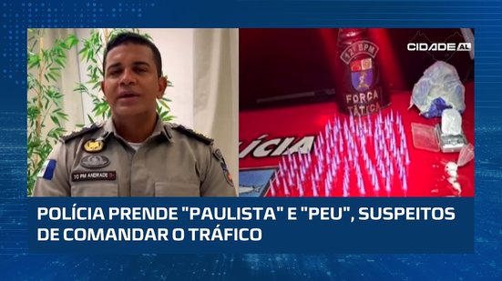 ⚠️ Dupla conhecida como "Paulista" e "Peu" é presa com cocaína e maconha