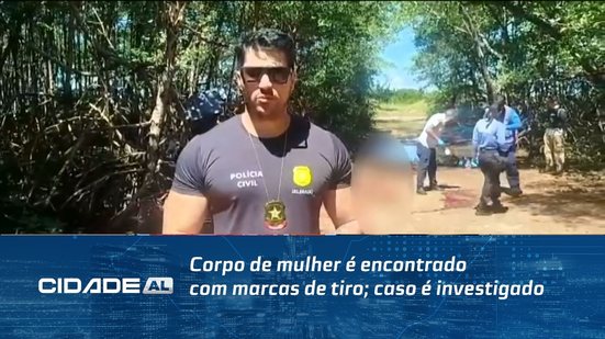 Corpo de mulher é encontrado com marcas de tiro; caso é investigado
