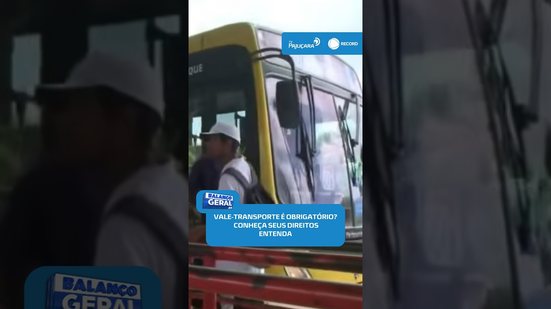 🚌 Vale-transporte: saiba quem tem direito e quais são as regras para o trabalhador | #BalançoGeralAL