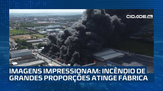 Incêndio em fábrica de descartáveis mobiliza bombeiros e moradores no Distrito Industrial