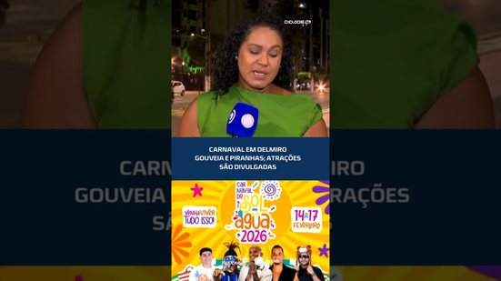 Folia confirmada: veja as atrações do Carnaval 2026 em Delmiro e Piranhas #CidadeAL
