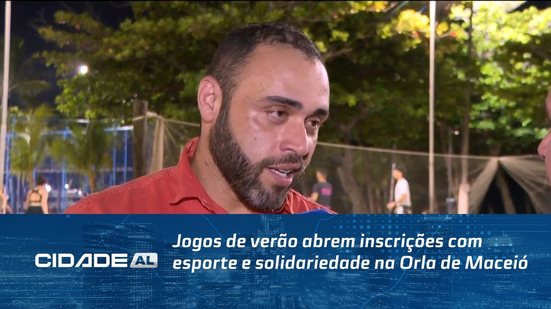 Jogos de verão abrem inscrições com esporte e solidariedade na Orla de Maceió
