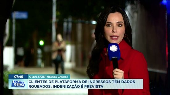 Clientes de plataforma de ingressos têm dados roubados; indenização é prevista