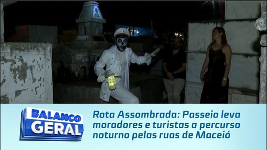 Rota Assombrada: Passeio leva moradores e turistas a percurso noturno pelas ruas de Maceió