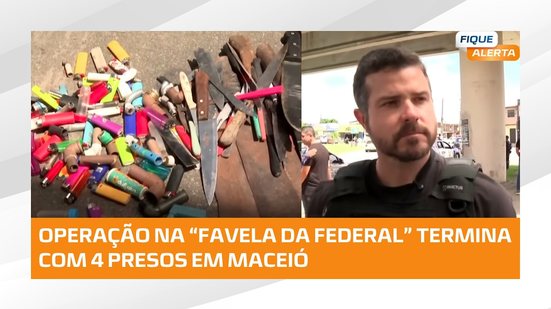 Secretaria de segurança cidadã de Maceió realiza operação na 'Favela da Federal'