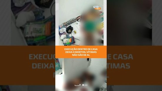 Chacina: 4 pessoas são mortas a tiros dentro de residência #FiqueAlerta