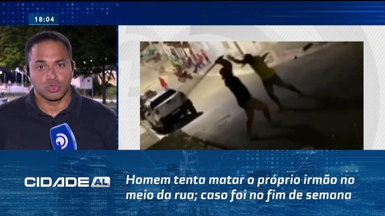 Em São Brás: Homem tenta matar o próprio irmão no meio da rua; caso foi no fim de semana