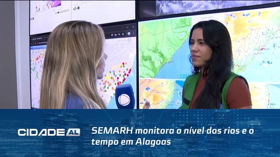 Chuvas em Alagoas: SEMARH monitora o nível dos rios e o tempo em Alagoas