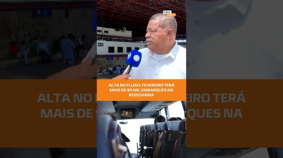 🚍Carnaval impulsiona viagens e aumenta movimento na Rodoviária #FiqueAlerta