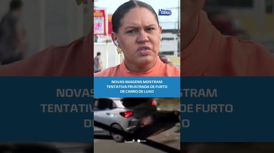 🚨Tentativa frustrada: Veja o momento em que quadrilha tenta furtar carro de luxo #BalançoGeralAL