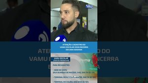 🚌VAMU ESCOLAR: cadastro e recadastro entram na reta final #BalançoGeralAL