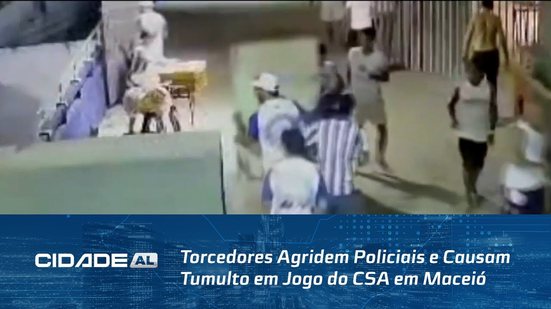 VANDALISMO NO ESTÁDIO: Torcedores Agridem Policiais e Causam Tumulto em Jogo do CSA em Maceió