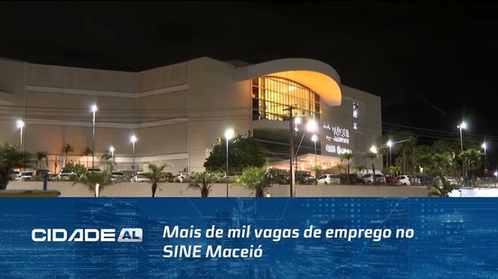 Mais de mil vagas de emprego no SINE Maceió para shopping em expansão na Cruz das Almas